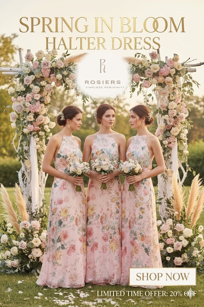 Spring in Bloom Halter Dress