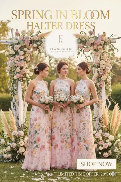 Spring in Bloom Halter Dress