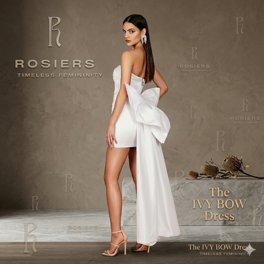 The Viral Ivy Bow Mini Dress